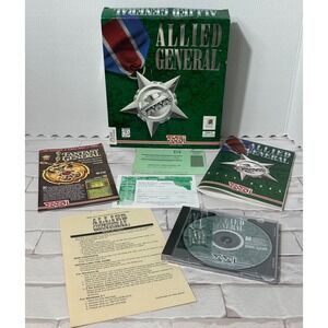 SSI Allied General Strategy PC CD ROM Game Windows 95 3.1